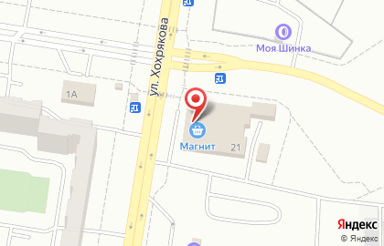 Челябинский филиал Банкомат, СМП Банк на улице Хохрякова на карте