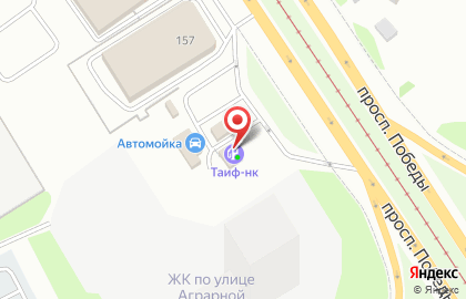 Таиф-нк азс на проспекте Победы на карте