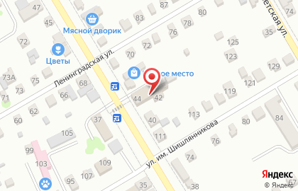 Супермаркет Пятёрочка на Московской улице на карте