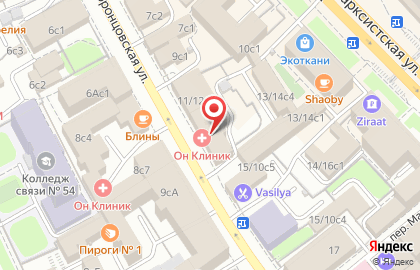 Кабинет пластического хирурга Петрина Сергея Александровича на Воронцовской улице на карте
