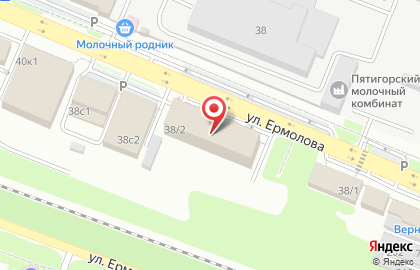 Интерьерная лавка на улице Ермолова на карте
