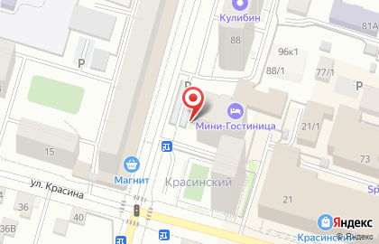 Продуктовый магазин в Уфе на карте