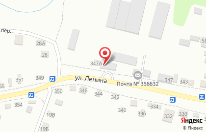 Почтовое отделение №632 на улице Ленина на карте