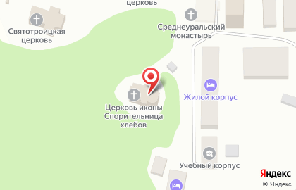 Женский монастырь в честь иконы Божией Матери Спорительница хлебов на карте