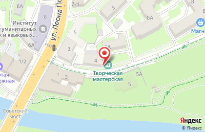 Багетная мастерская Галереея на улице Герцена на карте