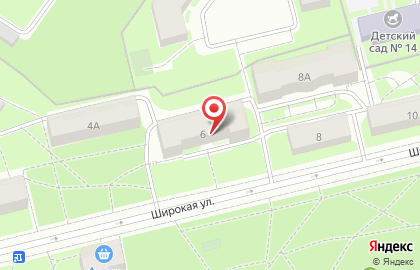 На Широкой на карте