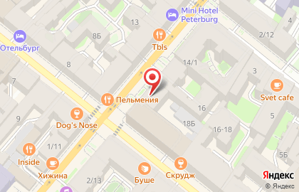 Автошкола Светофор на Большой Московской улице на карте