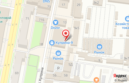 Мастерская в Железнодорожном районе на карте