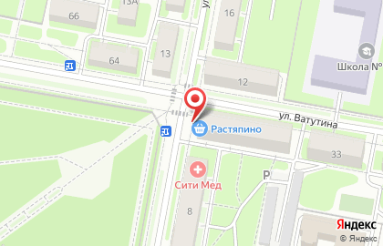Магазин Растяпино в Нижнем Новгороде на карте