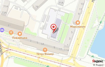 Детский сад №87 в Ленинградском районе на карте