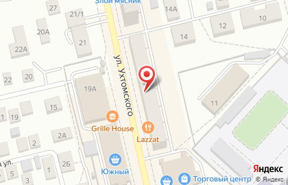 Парикмахерская Злата на улице Ухтомского на карте
