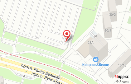 Автостоянка Космос-1 в Набережных Челнах на карте