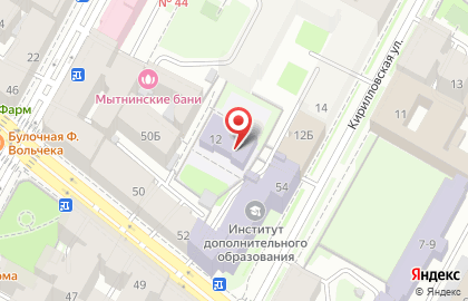 Детский сад №87 на Кирилловской улице на карте