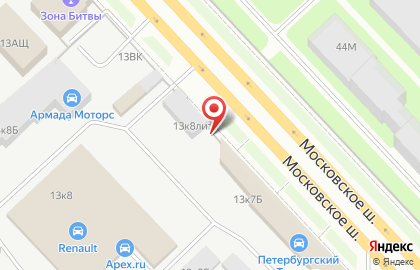 Магазин Сварка на метро Звёздная на карте