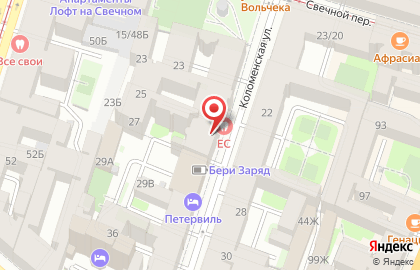 Юридическое бюро Решение на Лиговском проспекте на карте