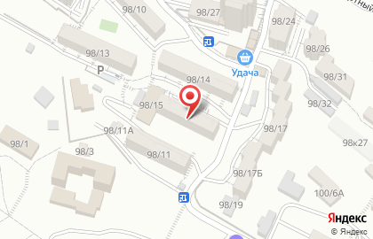 Супермаркет Корзина на Курортном проспекте на карте