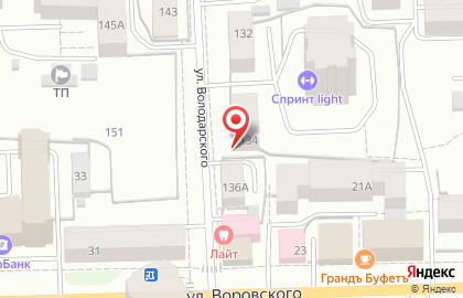 Городская Недвижимость на улице Володарского на карте