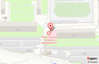 Пензенская областная станция скорой медицинской помощи на Ладожской улице на карте