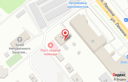 Пожарная часть №232, пос. Октябрьский на карте