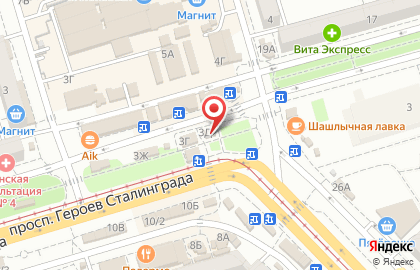 Оператор связи Билайн на проспекте Героев Сталинграда, 3л на карте