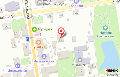 Медицинская лаборатория ДиаЛаб в Рузе на карте