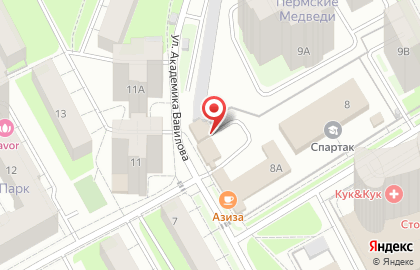 Продуктовый магазин в Перми на карте
