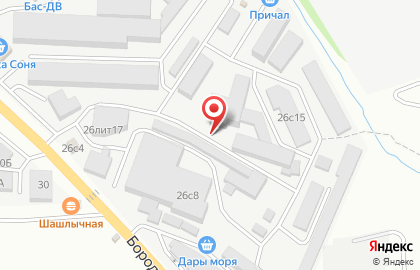 Торговая компания Морпрод.рф на Бородинской улице на карте