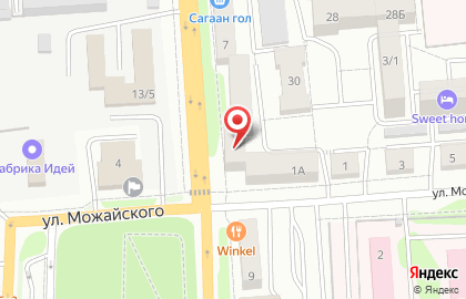 Олимп на улице Можайского на карте