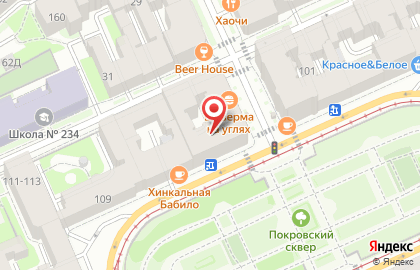 Акварель в Приморском районе на карте