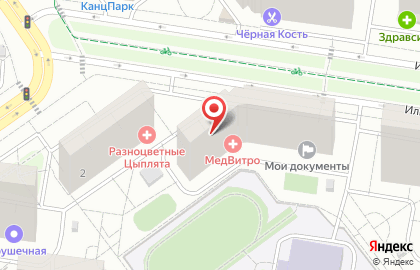 Форема на Ильинском бульваре на карте