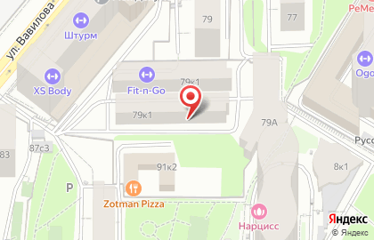 Студия бьюти-коворкинга My Salon в Ломоносовском районе на карте