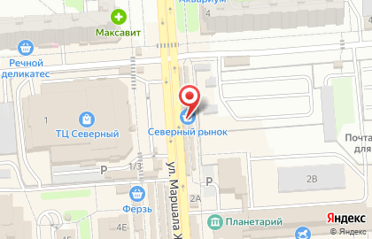 Киоск фастфудной продукции в Коминтерновском районе на карте