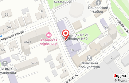 Лицей №21 в Тамбове на карте