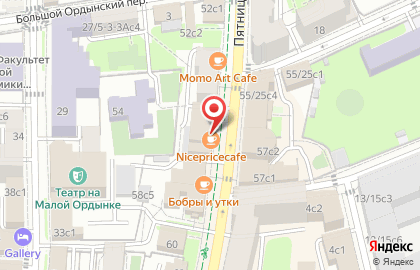 Кондитерская Дмитрия Гунченко на Пятницкой улице на карте