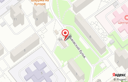 Магазин Слобода на Львовском бульваре на карте