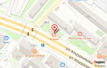 Цветочный салон Цветы Мира на улице Кошурникова на карте