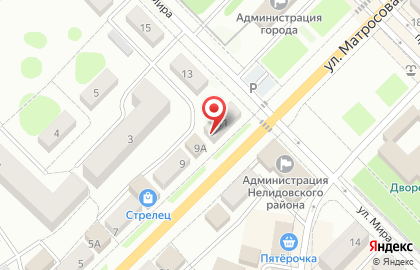 EKG на улице Матросова на карте