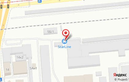 Фирменный установочный центр СтарЛайн в Калининском районе на карте