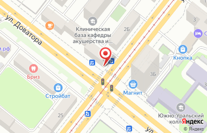 Сеть по продаже печатной продукции Роспечать на улице Доватора, 42 киоск на карте