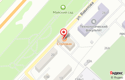 Столовая в Белгороде на карте