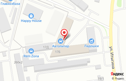 Компания Тюльпаны оптом на улице Итыгина на карте