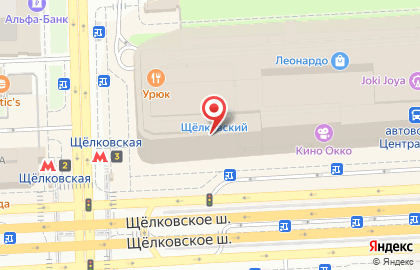 TEZ TOUR на метро Щёлковская на карте
