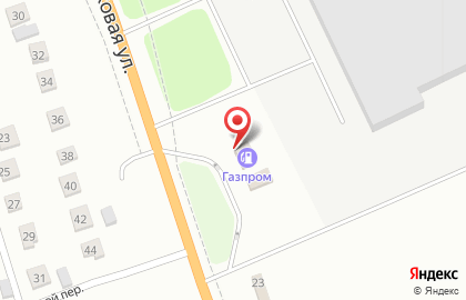 АЗС Газпром на Поселковой улице на карте