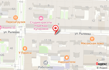 Родные просторы в Центральном районе на карте
