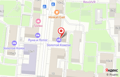 Гостиница Золотой колос в Москве на карте