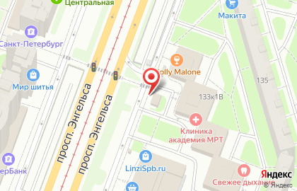Магазин фруктов и овощей на проспекте Просвещения на карте