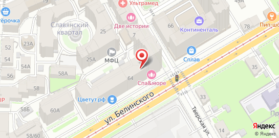 Врачебная косметология Спа&Море на карте
