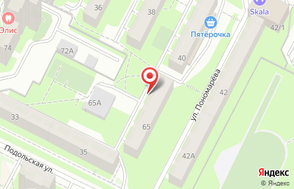 YOKO на улице Пономарёва на карте