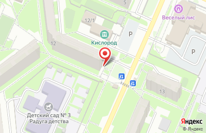 Магазин продуктов Русь в Калининском районе на карте