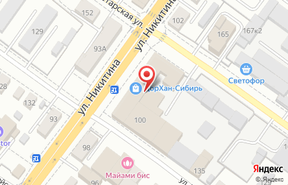 Пункт приема отработанных энергосберегающих ламп, ООО СибРтуть на улице Никитина на карте